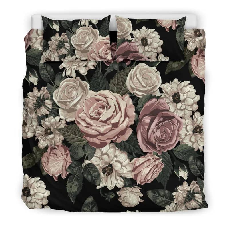 Inktee Store - Luxurious Wild Roses Quilt Bedding Sets Image