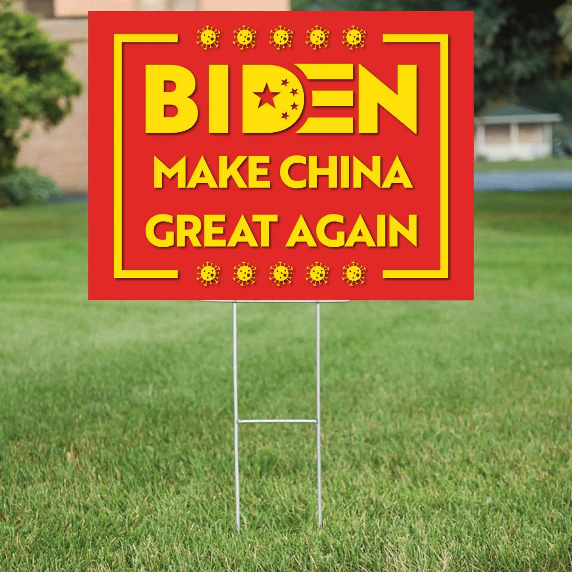 Make China Great Anti Biden 2020 Yard Sign