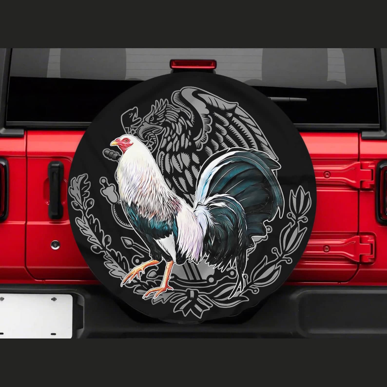 Inktee Store - Mexico Roaster Custom Tire Cover Image
