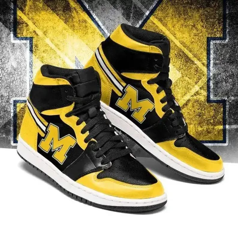 Michigan Wolverines Ncaa Team Perfect Gift For Fans Air Jordan Shoes