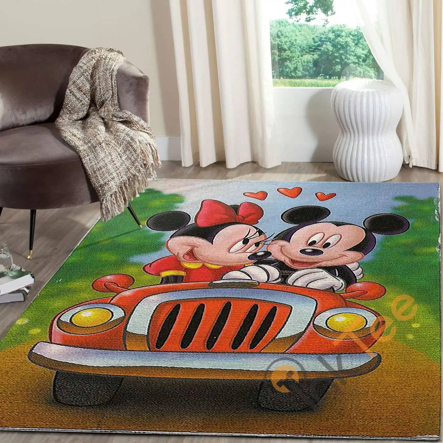 Mickey And Minnie Mouse Rug