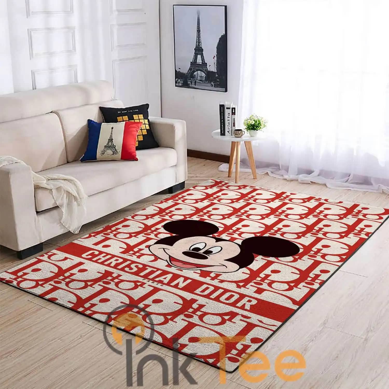 Mickey Mouse Christian Dior Living Room Area Amazon No4019 Rug