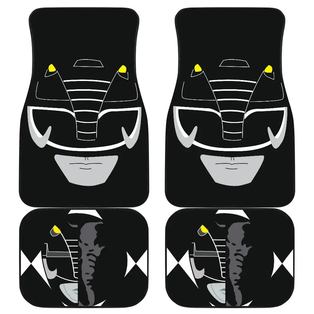 Mighty Morphin Power Rangers Black Car Floor Mats