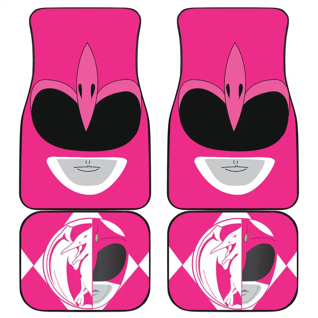 Mighty Morphin Power Rangers Pink Car Floor Mats