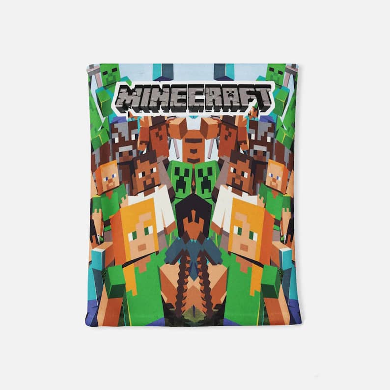 Inktee Store - Minecraft Kids Game Neck Gaiter Image