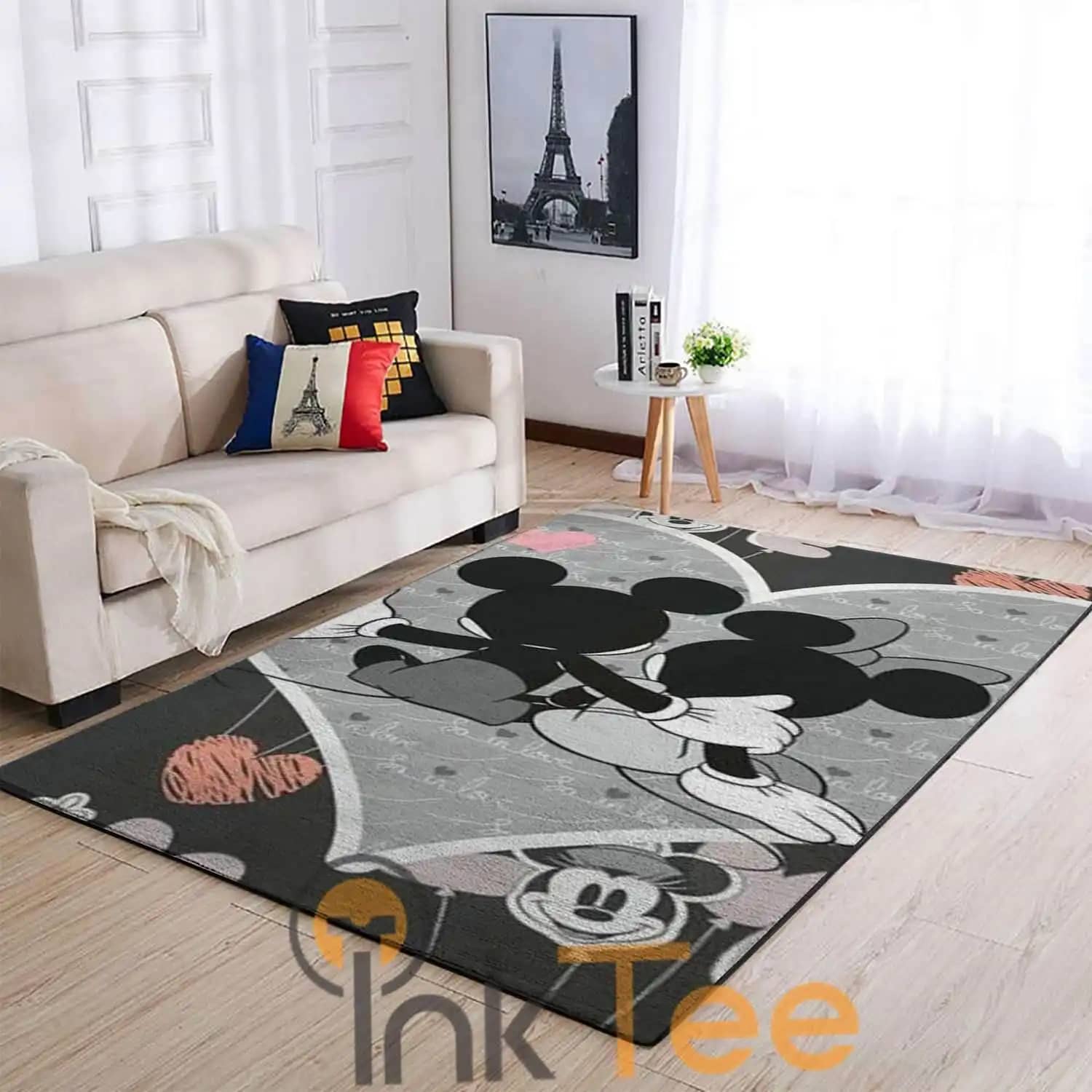 Minnie And Mickey Mouse Happy Couple Living Room Area Amazon 4103 Rug