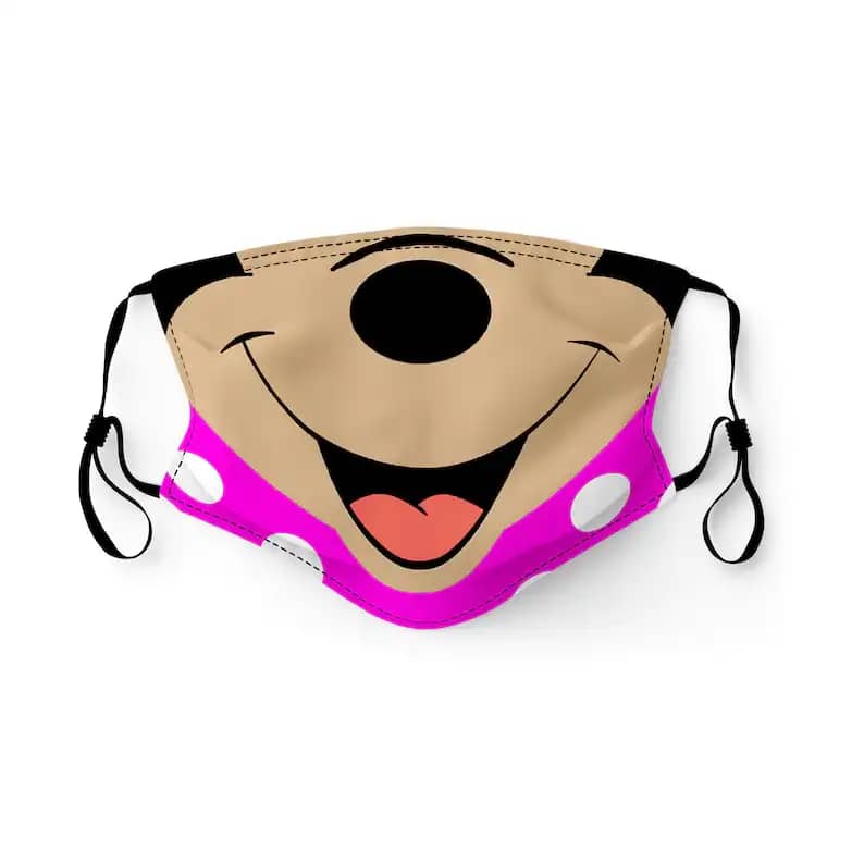 Minnie Mouse Mickey Junior Cartoon Characters Face Mask
