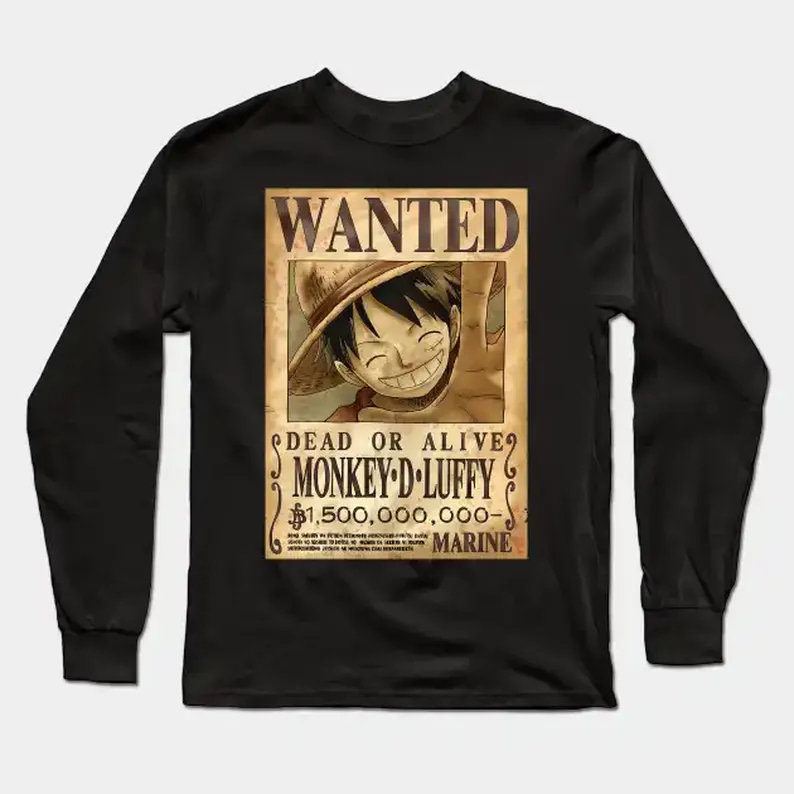 Monkey D Luffy Gift Idea For Fans Anime One Piece Long Sleeve T-Shirt