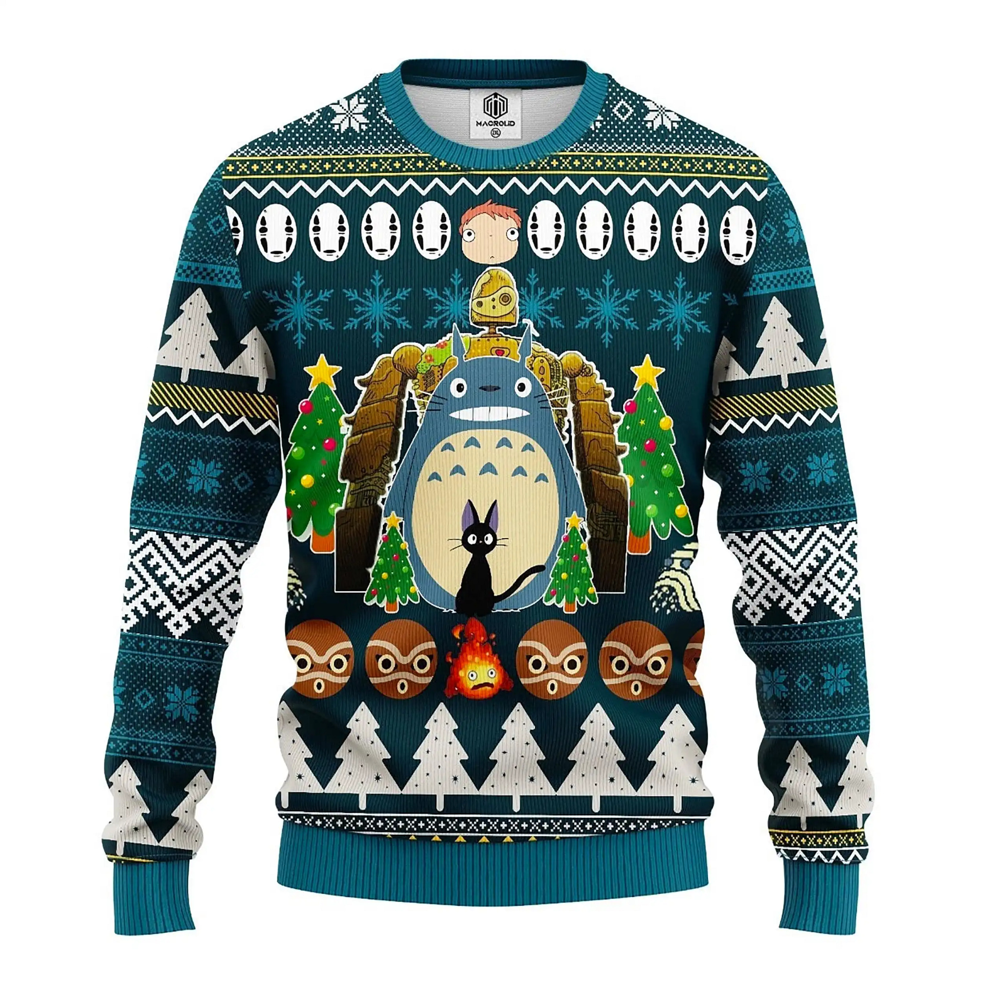 My Neighbor Totoros Knitted Xmas Best Holiday Gifts Ugly Sweater