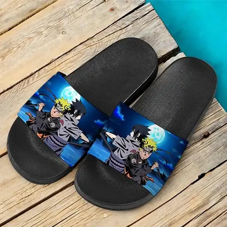 Naruto Ultimate Ninja Blazing Sasuke Uchiha Slide Sandals