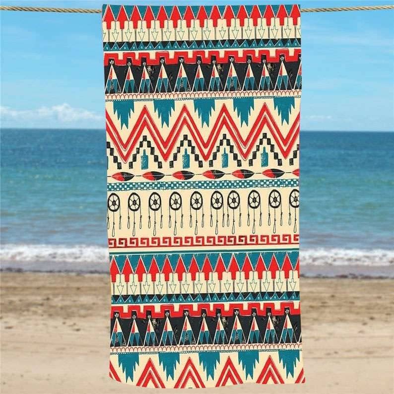 Inktee Store - Native American Beach Towel Image