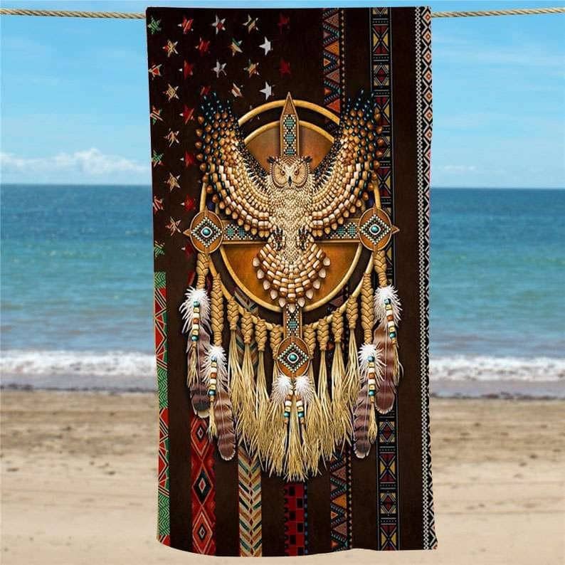 Inktee Store - Native Mandala Beach Towel Image