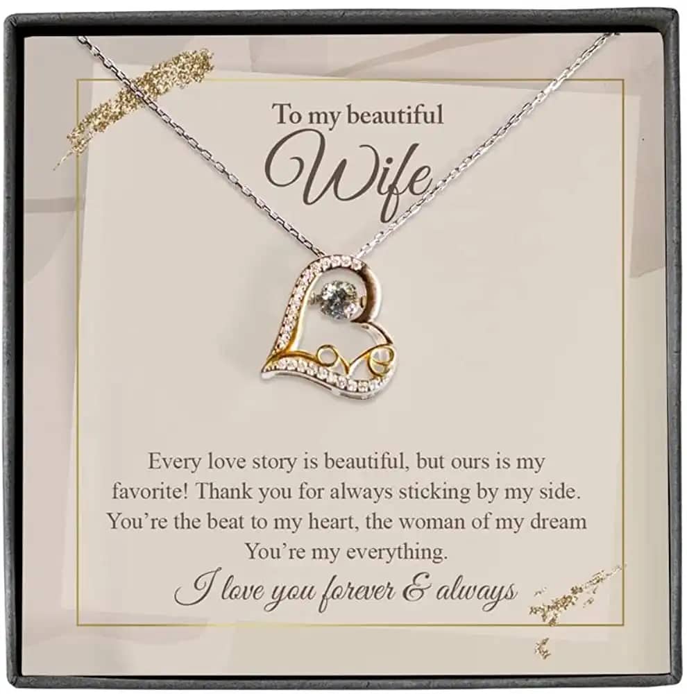 Necklace Jewelry For Women To My Beautiful Wife Love Dancing Personalized Gifts