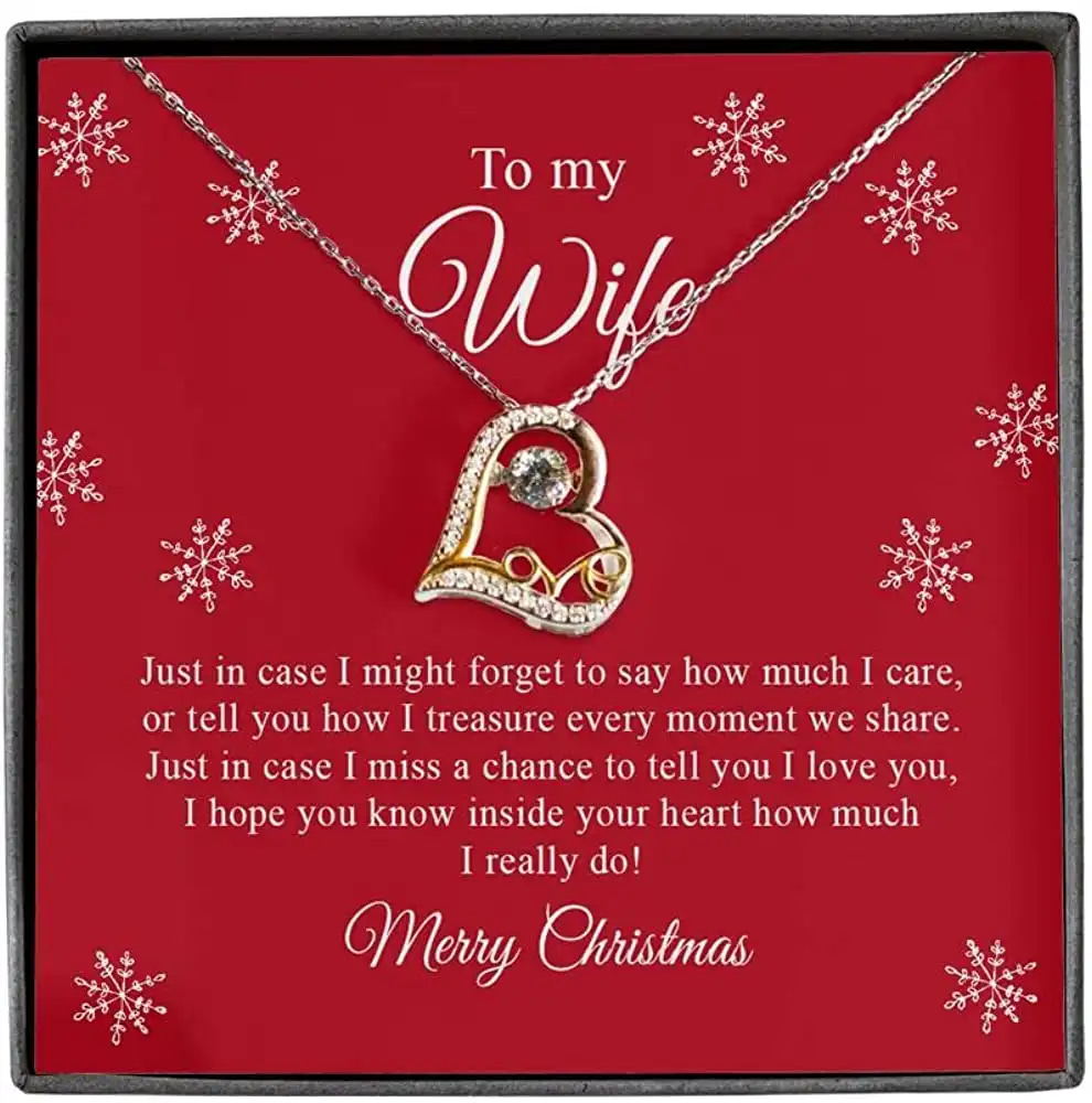 Necklace Jewelry For Women To My Wife Merry Love Dancing Personalized Gifts