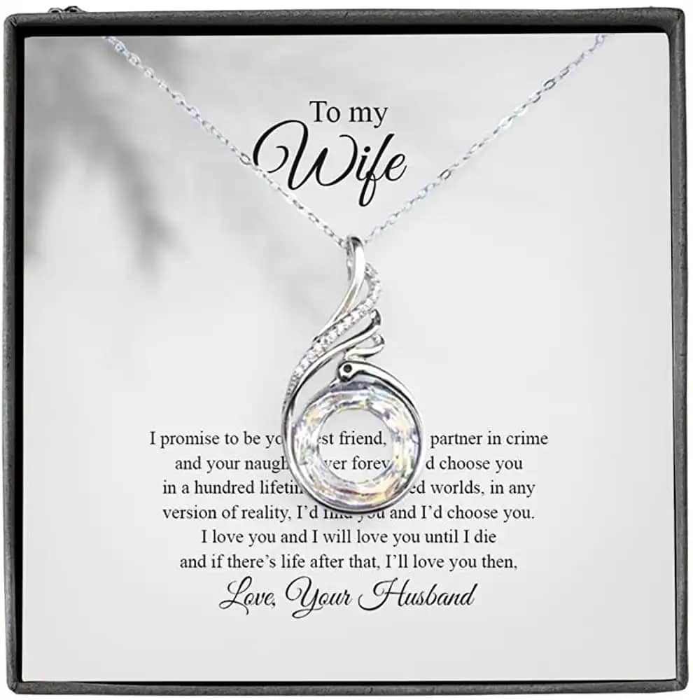 Necklace Jewelry For Women To My Wife The Rising Phoenix Personalized Gifts