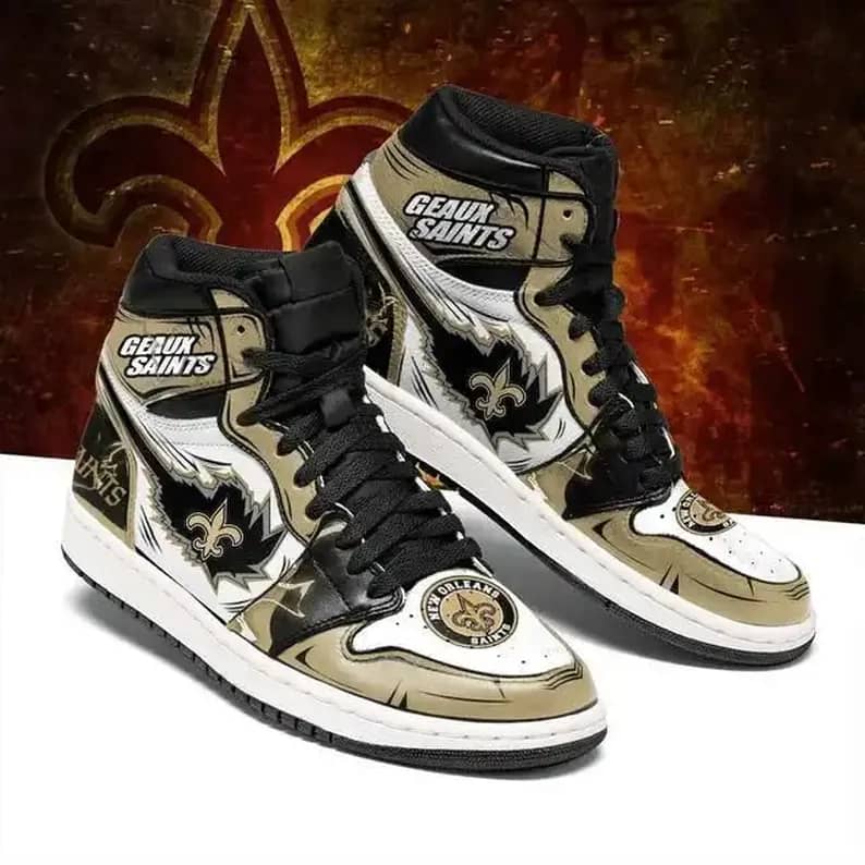 New Orleans Saints Nfl American Football Team Perfect Gift For Sports Fans Air Jordan Shoes