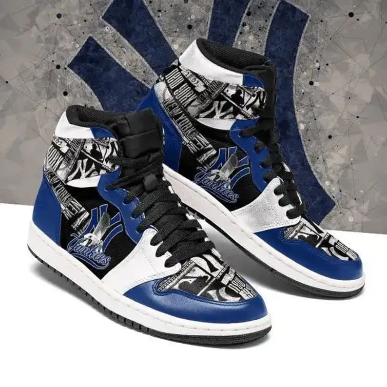 New York Yankees Mlb Team Sneakers Perfect Gift For Fans Air Jordan Shoes