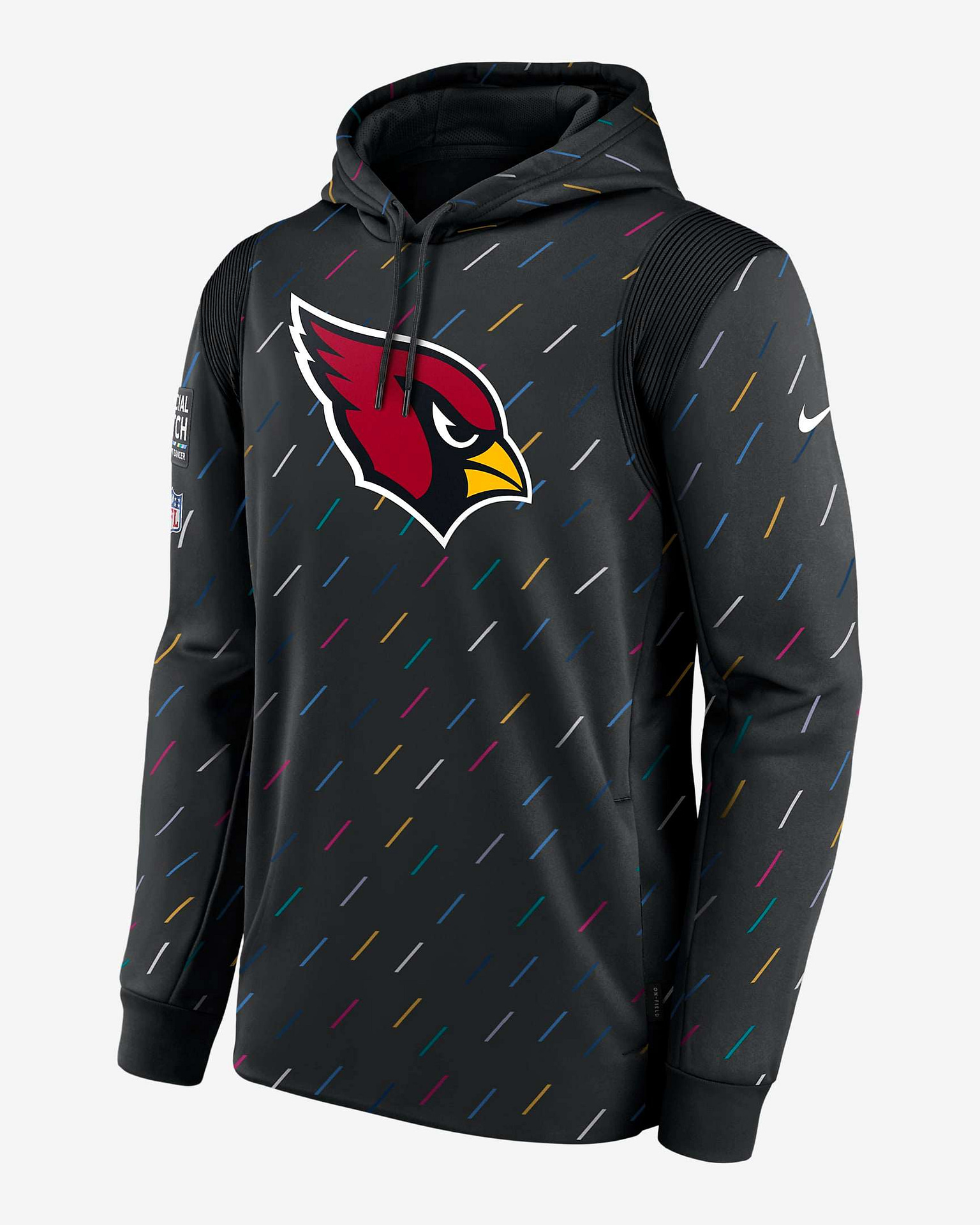 Inktee Store - Nfl Arizona Cardinals Team Therma Crucial Catch Pullover Hoodie Image