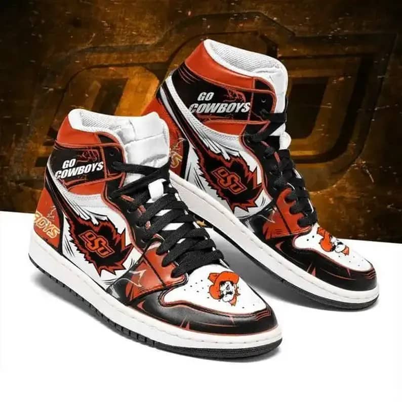 Oklahoma State Cowboys Ncaa American Football Team Perfect Gift For Sports Fans Air Jordan Shoes