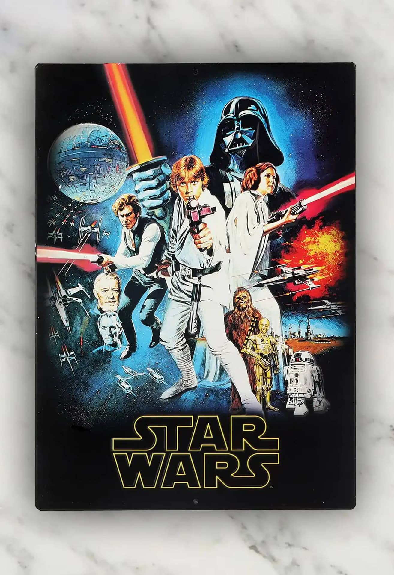 Open Road Brands Disney Star Wars Classic Movie Poster Metal Sign