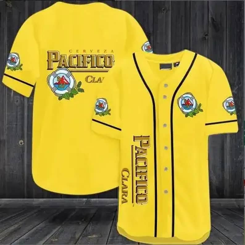 Pacifico Clara Beer Party Custom Baseball Jersey