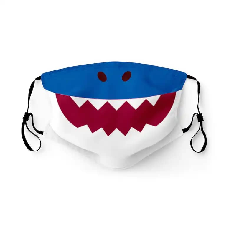 Papa Shark Cartoon Baby Shark Song Face Mask