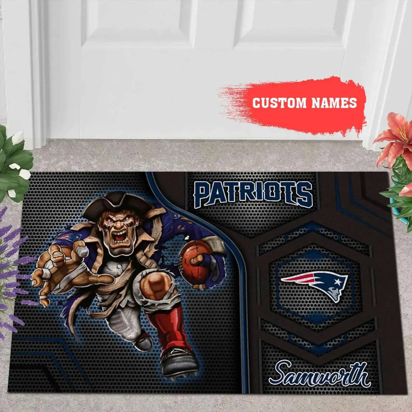 Patriots Fan Custom Doormat
