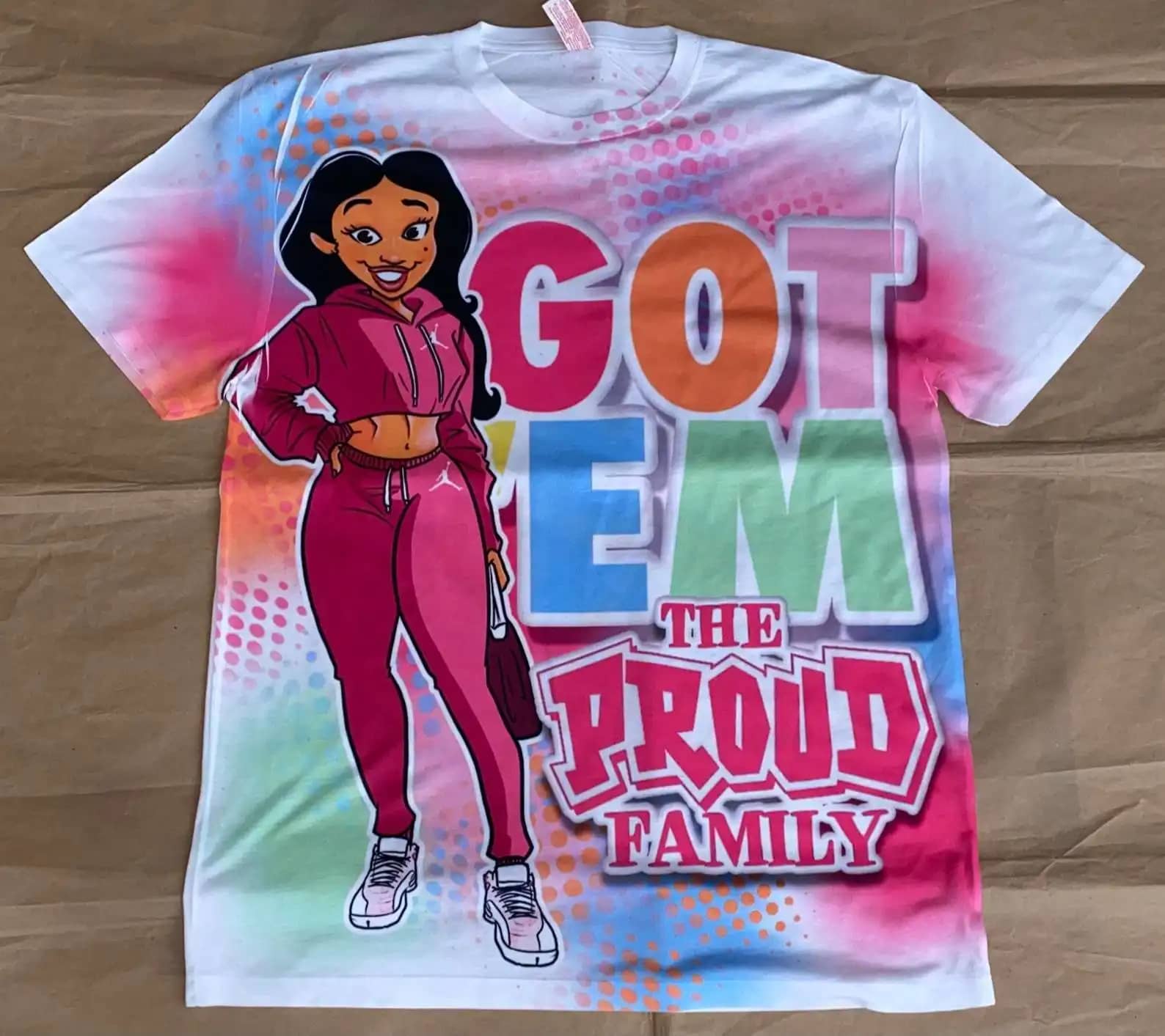 Penny Proud In The Proud Family Disney Movie Jordan Shoes 3D All Over Print T-Shirt