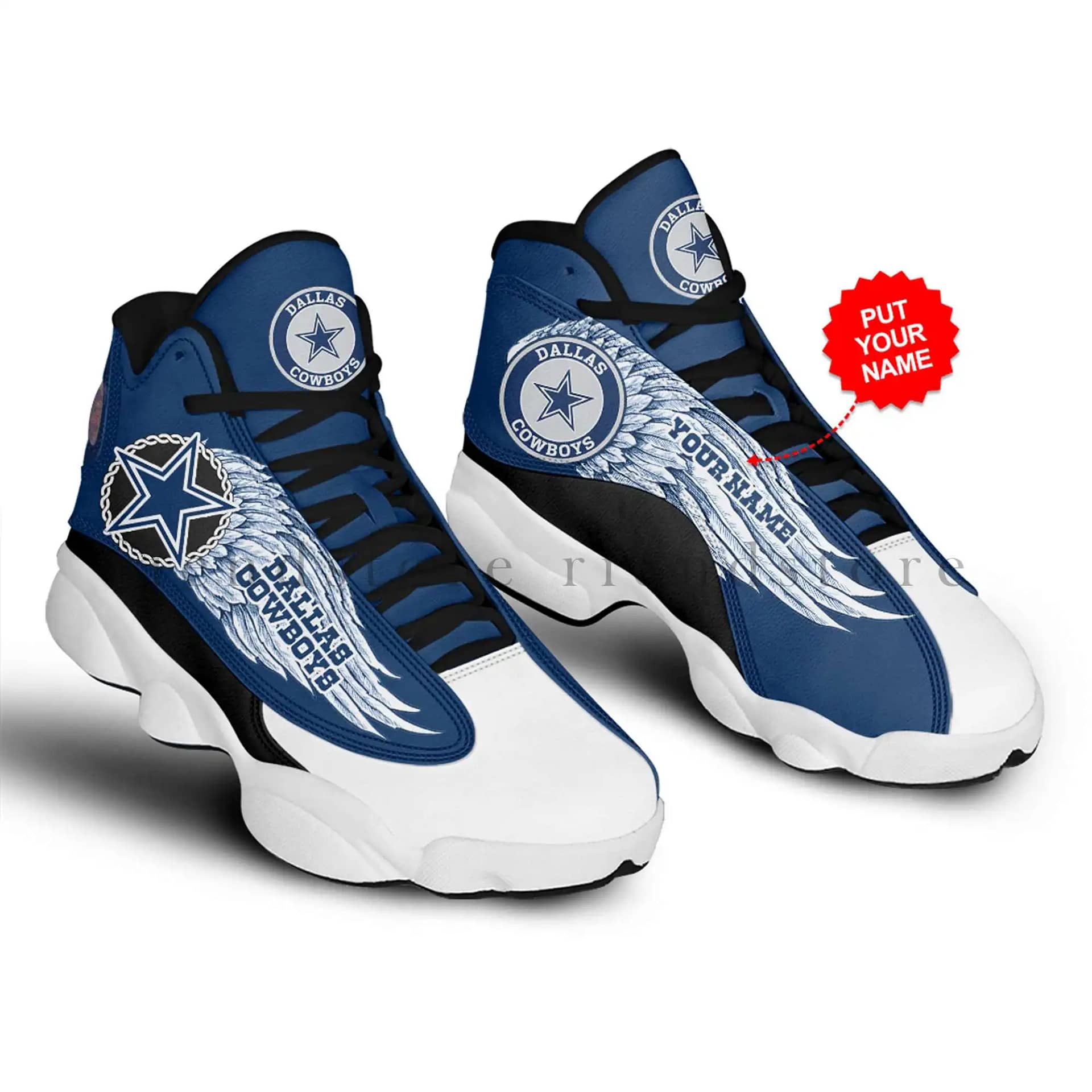 Personalized Dallas Cowboys Air Jordan Shoes