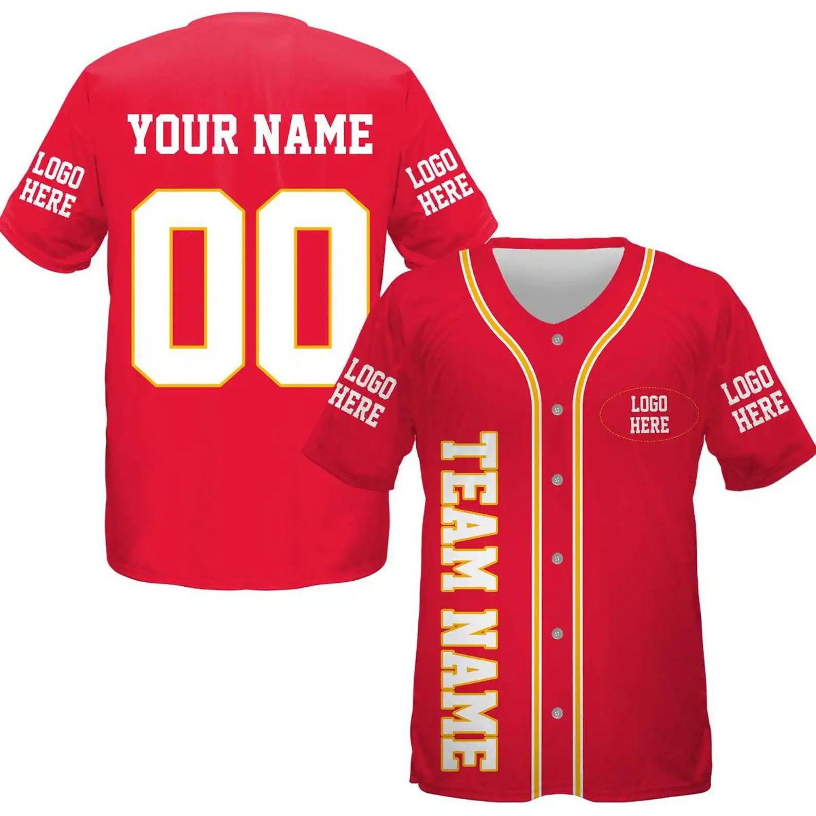 Personalized Kansas City Football Team Idea Gift For Fans Baseball Jersey