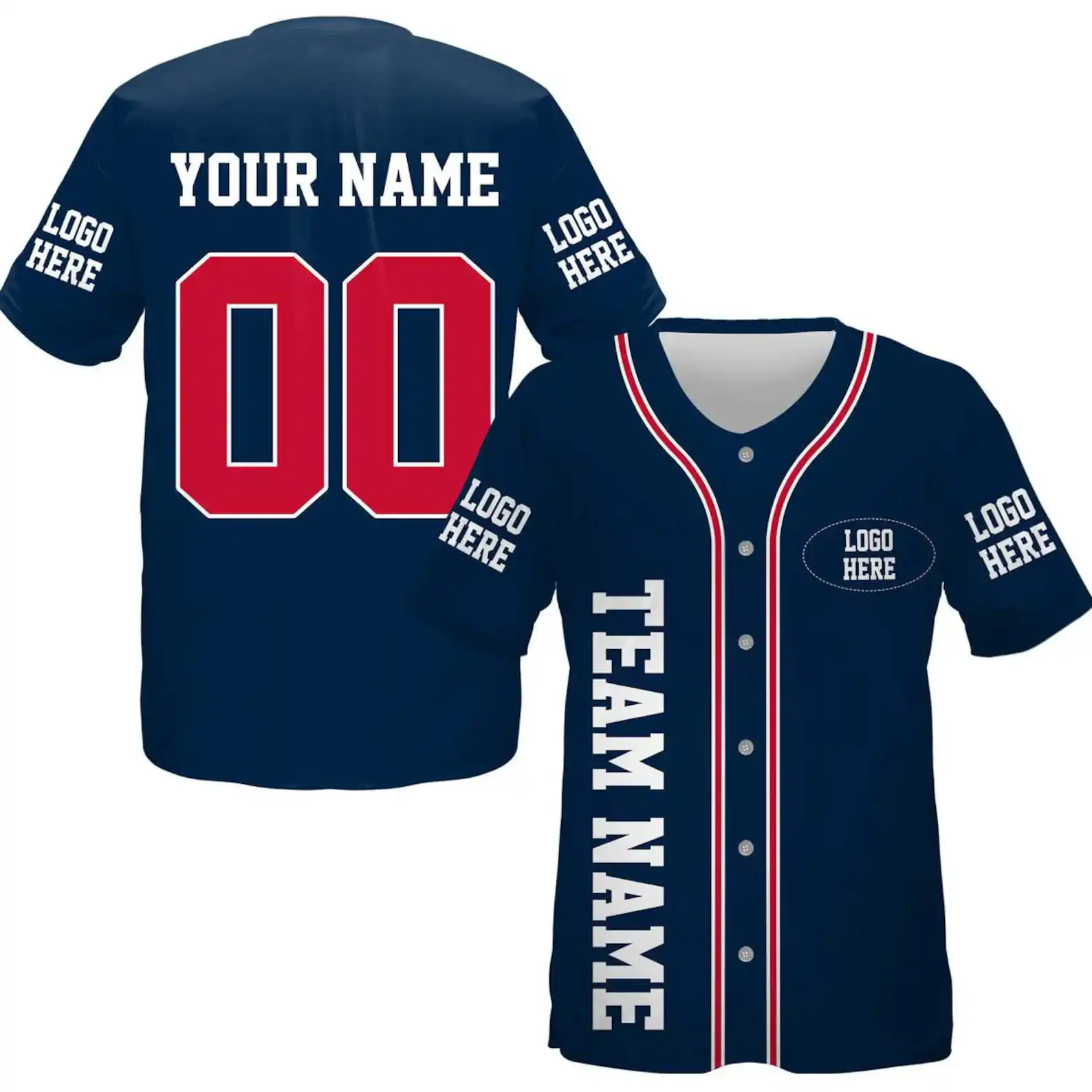 Personalized New England Football Team Idea Gift For Fans Baseball Jersey