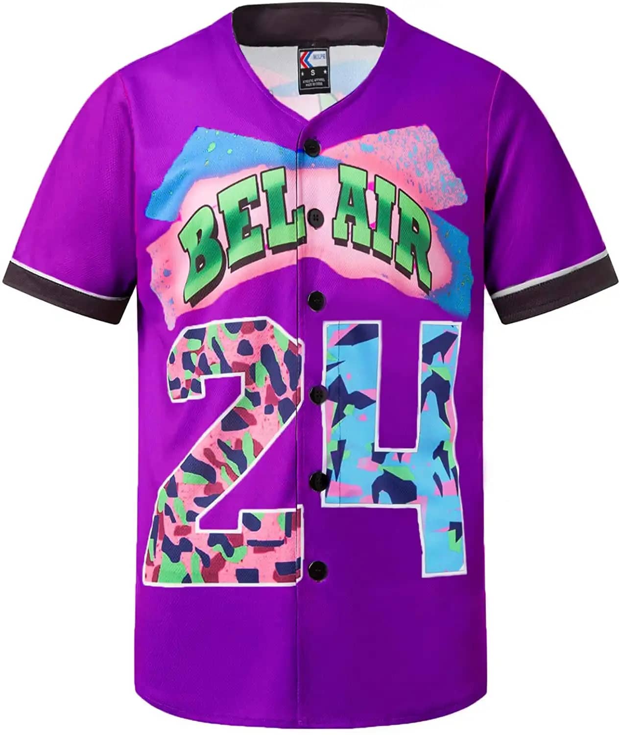 Personalized Purple Shirts Hip Hop 90S Fashion Custom Number Idea Gift For Fans Baseball Jersey