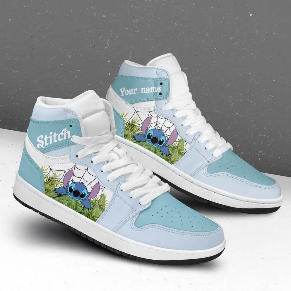 Personalized Stitch Air Jordan Shoes