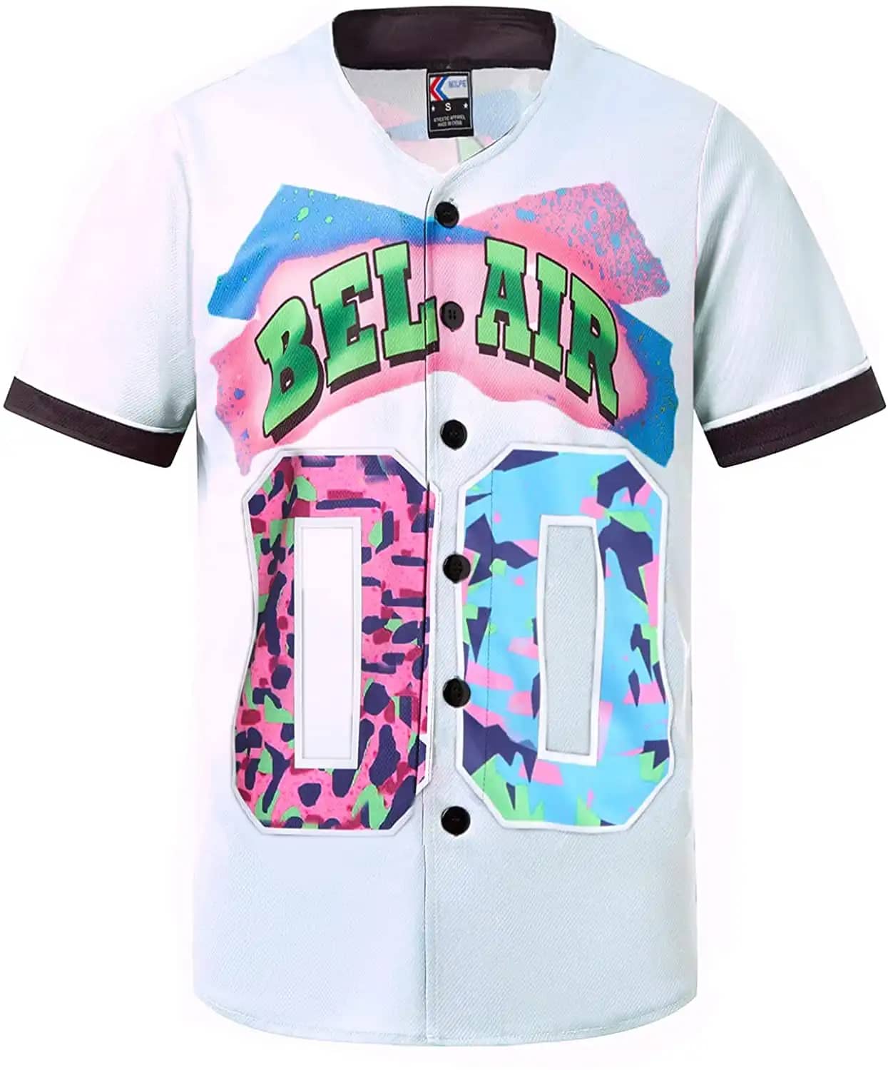 Personalized White Shirts Hip Hop 90S Fashion Custom Number Idea Gift For Fans Baseball Jersey