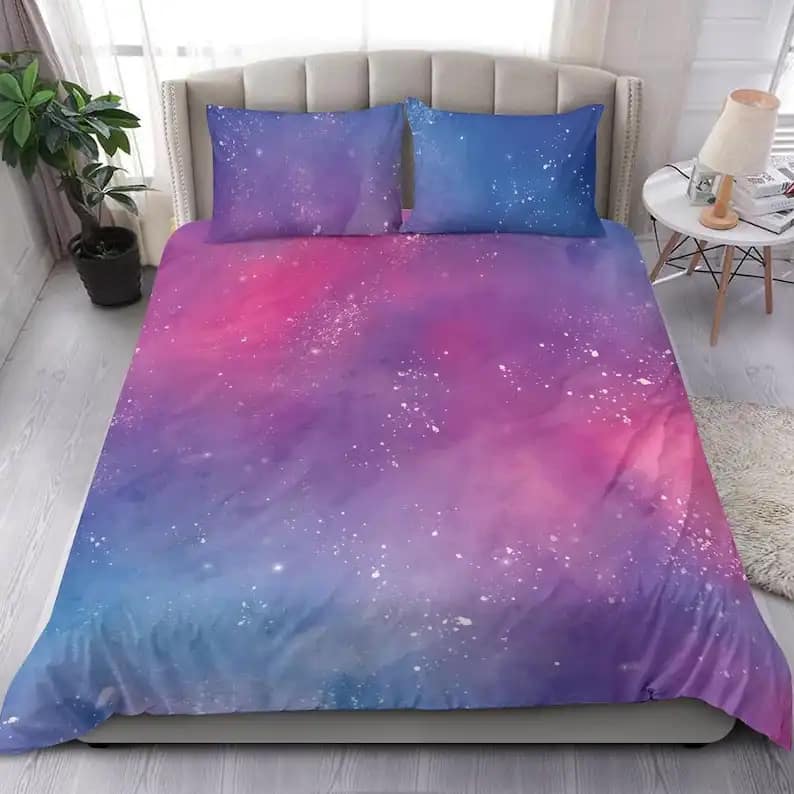 Pretty Pink Stellar Sky Quilt Bedding Sets