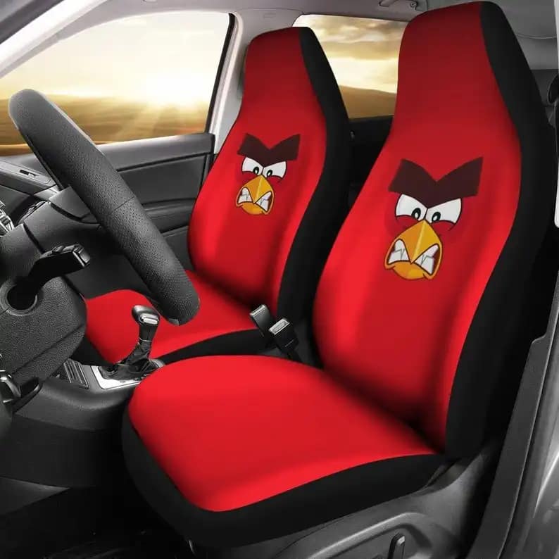 Red Angry Bird Car Seat Covers