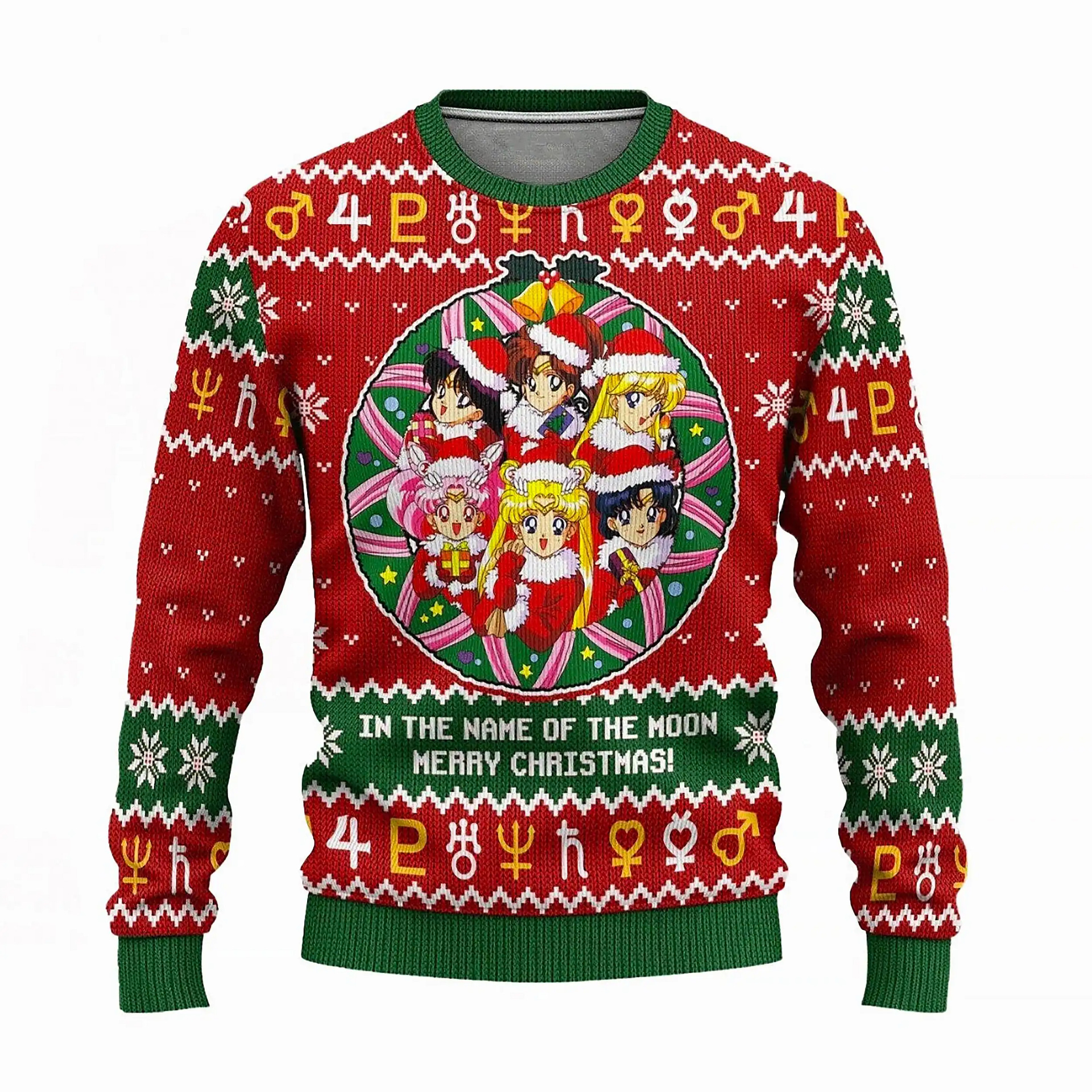 Sailor Moons Knitted Xmas Best Holiday Gifts Ugly Sweater