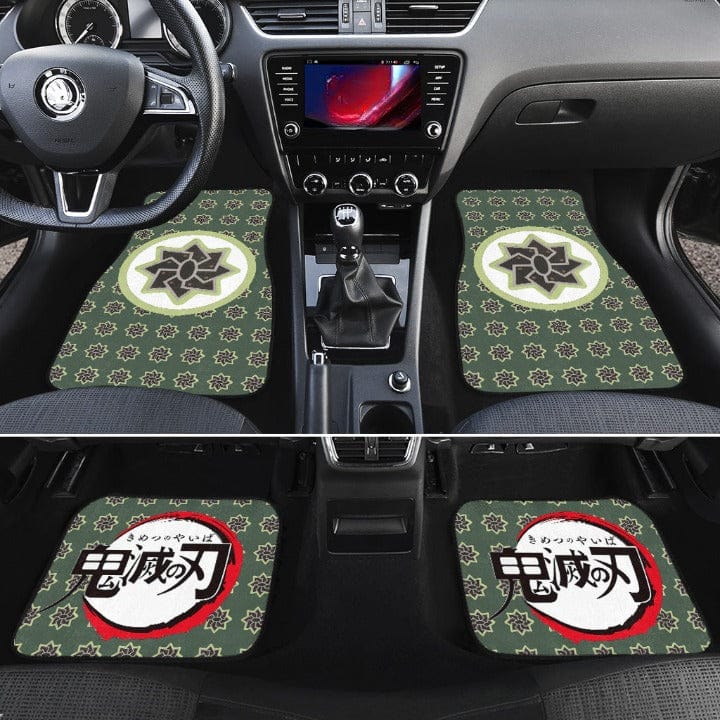 Inktee Store - Sanemi Demon Slayers Anime Car Floor Mats Image