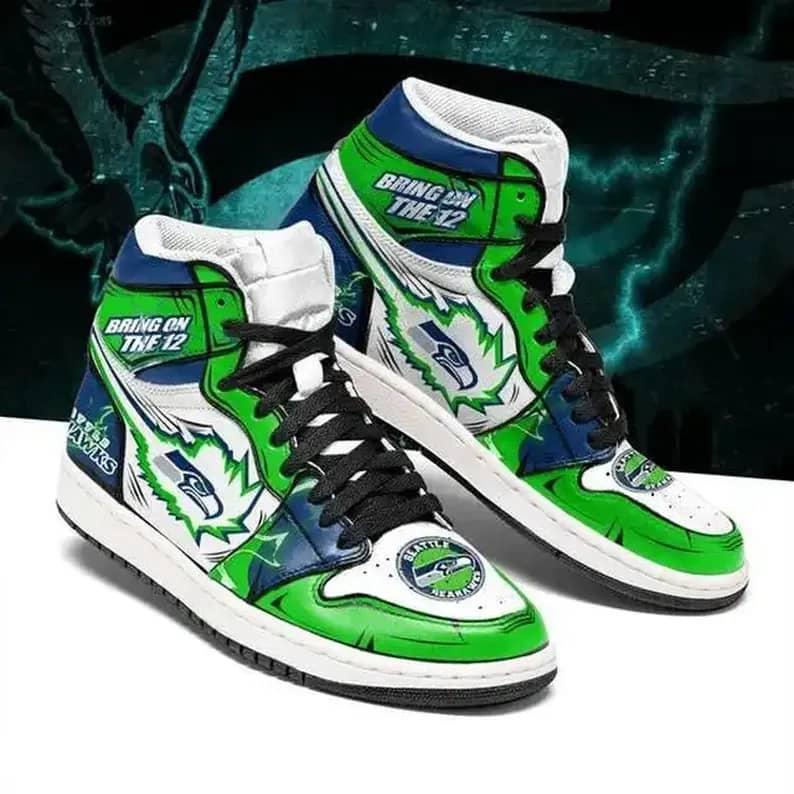 Seattle Seahawks Nfl American Football Team Perfect Gift For Sports Fans Air Jordan Shoes