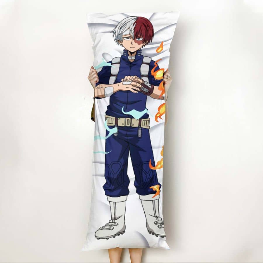 Inktee Store - Shoto Todoroki Custom My Hero Academi Anime Gifts Pillow Cover Image