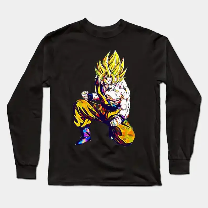 Son Goku I Would Rather Be A Brainless Monkey Than A Heartless Monster Idea For Fans Anime Dragon Ball Long Sleeve T-Shirt