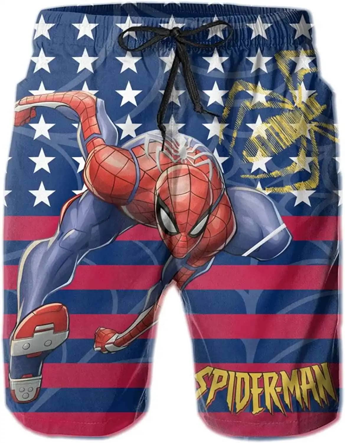 Spiderman Anime Swim Shorts