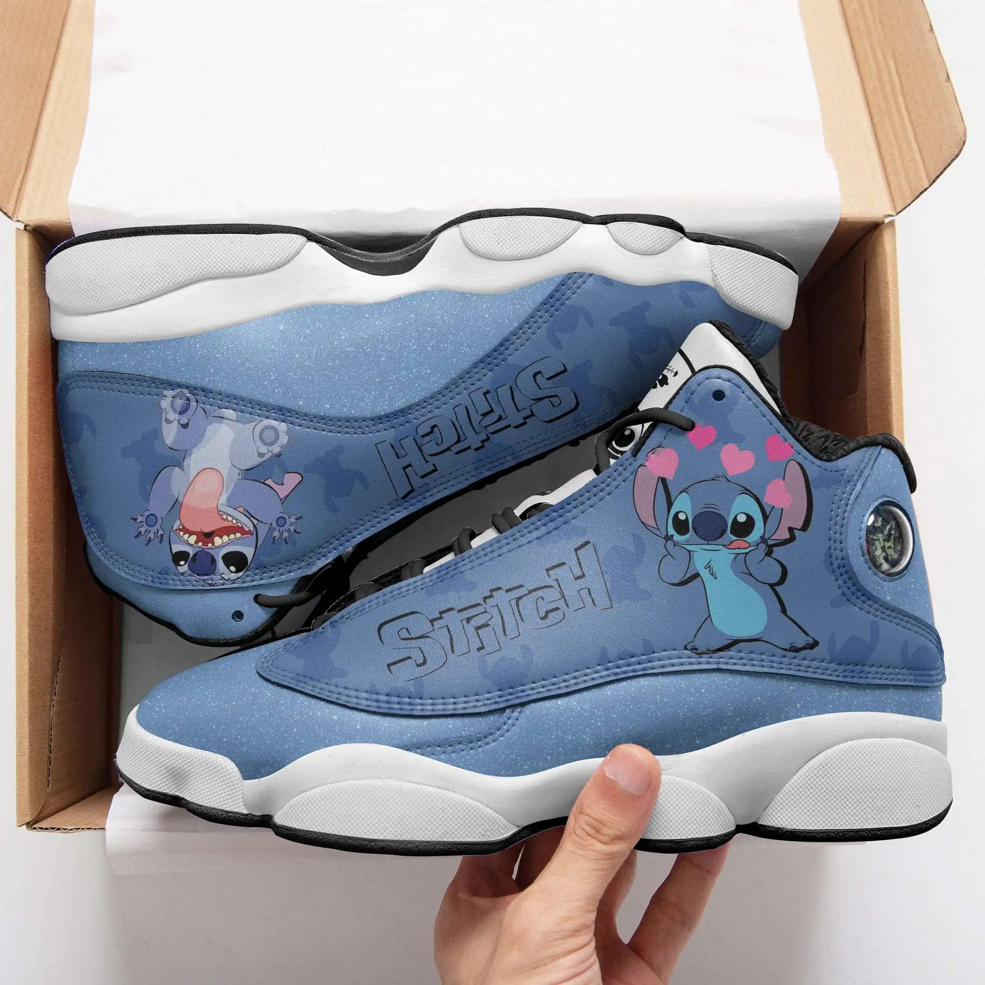 Stitch Disney Air Jordan Shoes