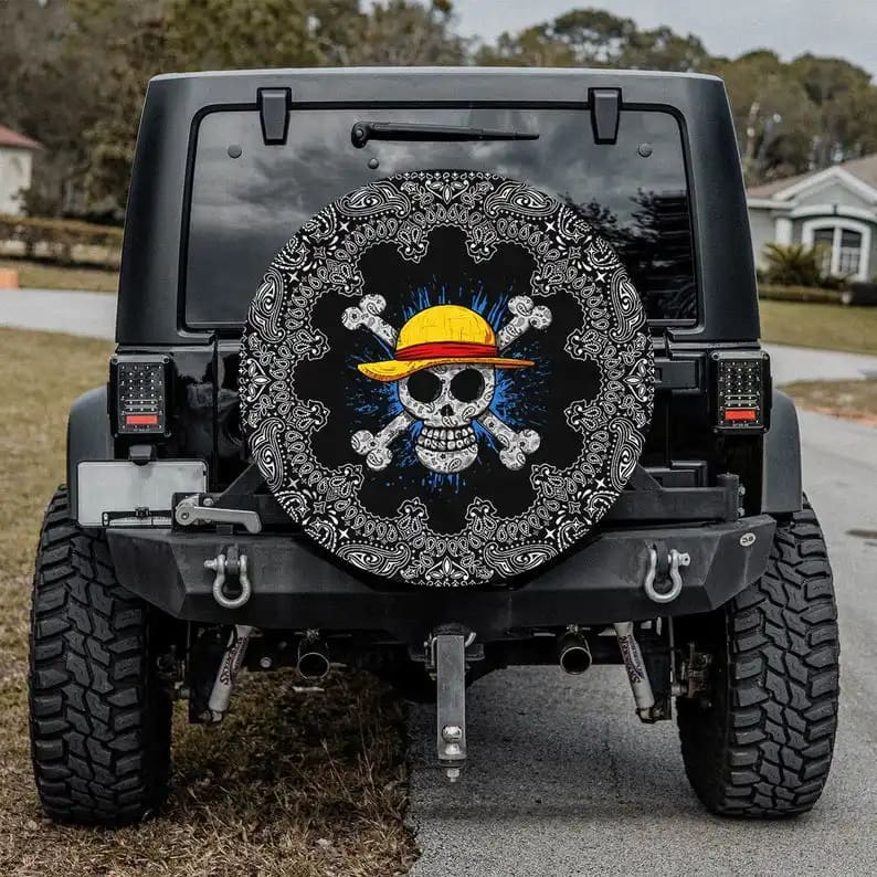 Straw Hat Onepiece Tire Cover