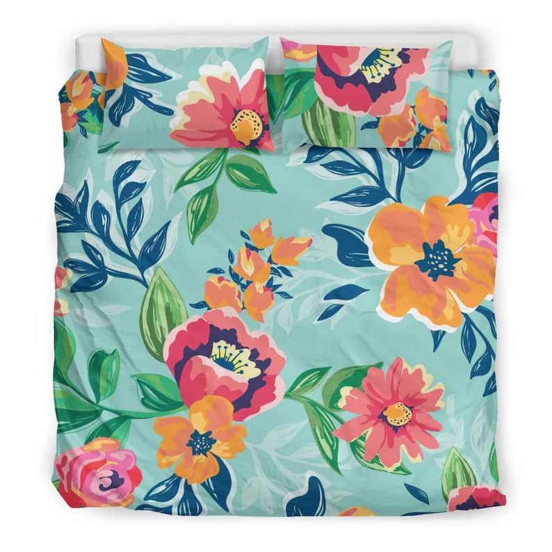 Inktee Store - Summer Time Flowery Quilt Bedding Sets Image