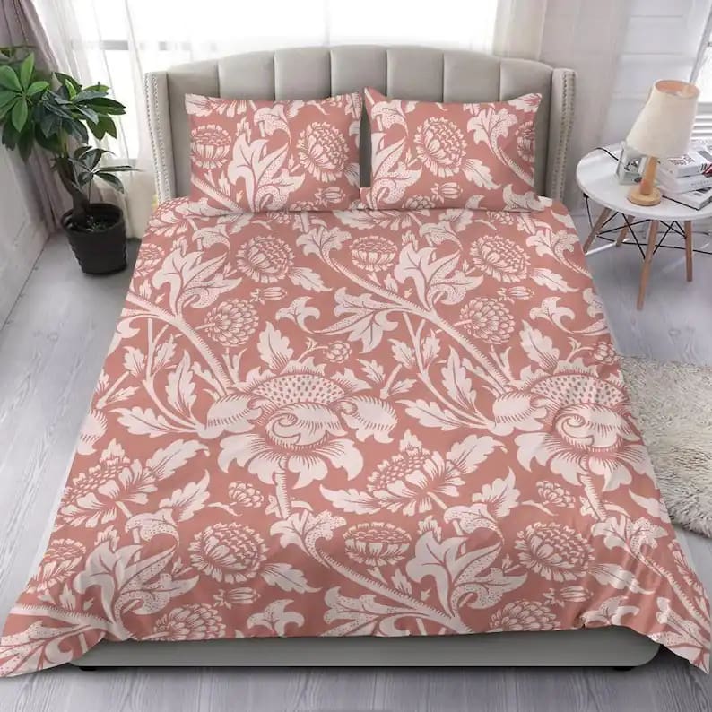 Sun Flower Pink Vintage Floral Quilt Bedding Sets
