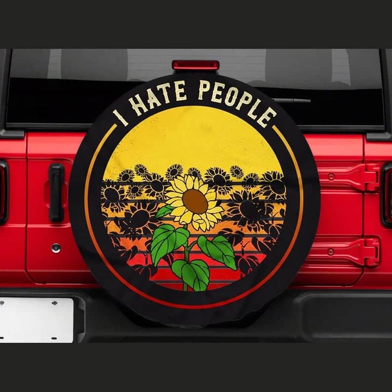 Inktee Store - Sunflower Custom Gifts Tire Cover Image