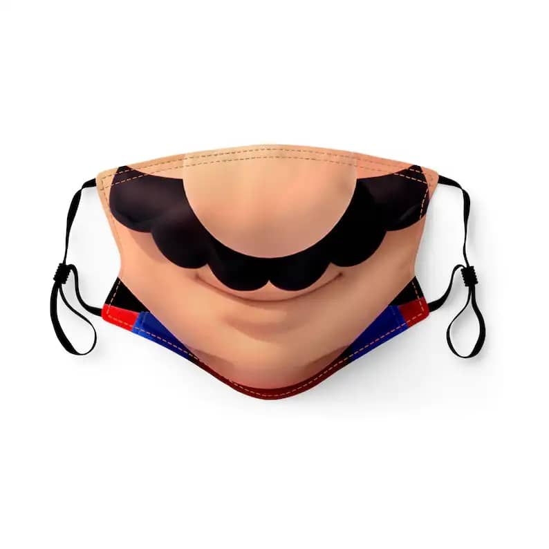 Super Mario Shigeru Miyamoto Custom Face Mask