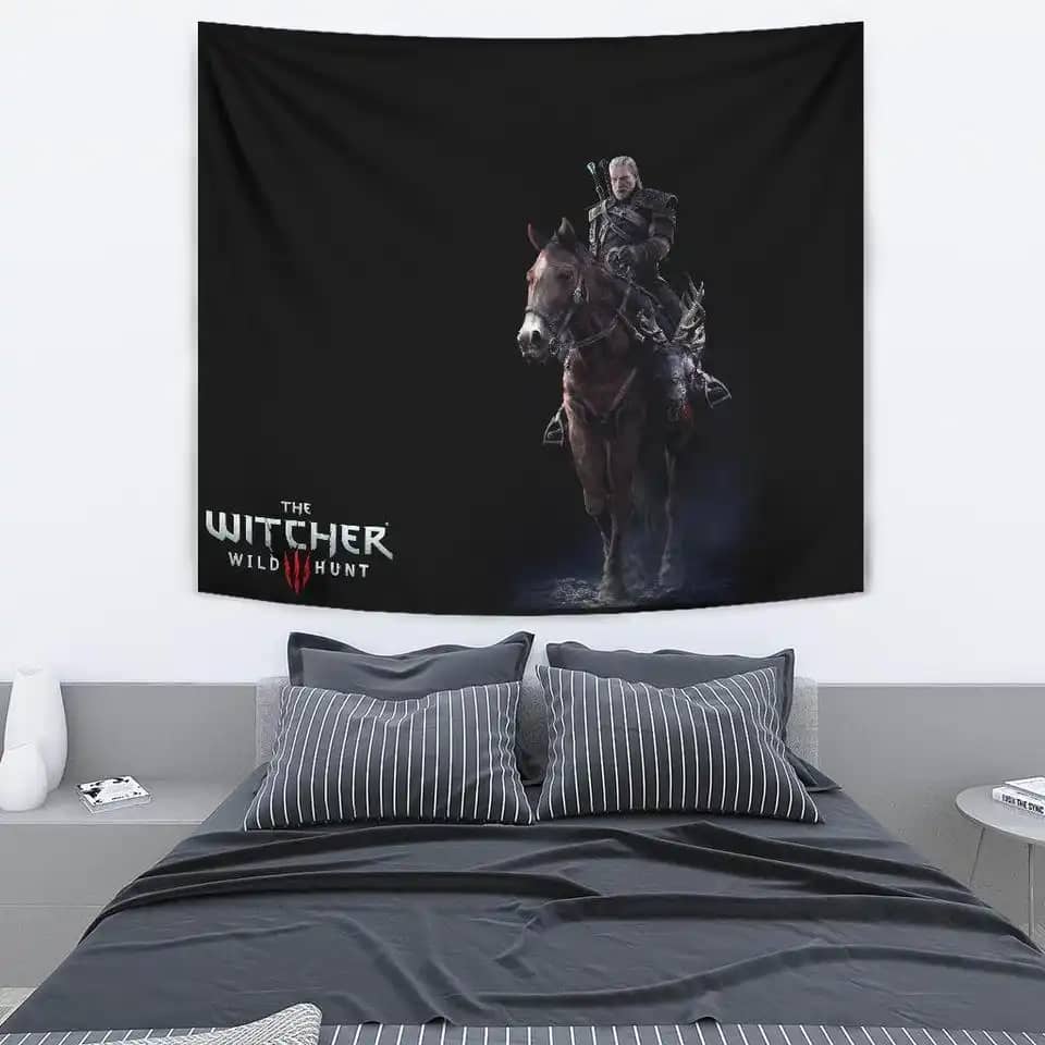 The Witcher 3 For Gamer Fan Gift Wall Decor Tapestry