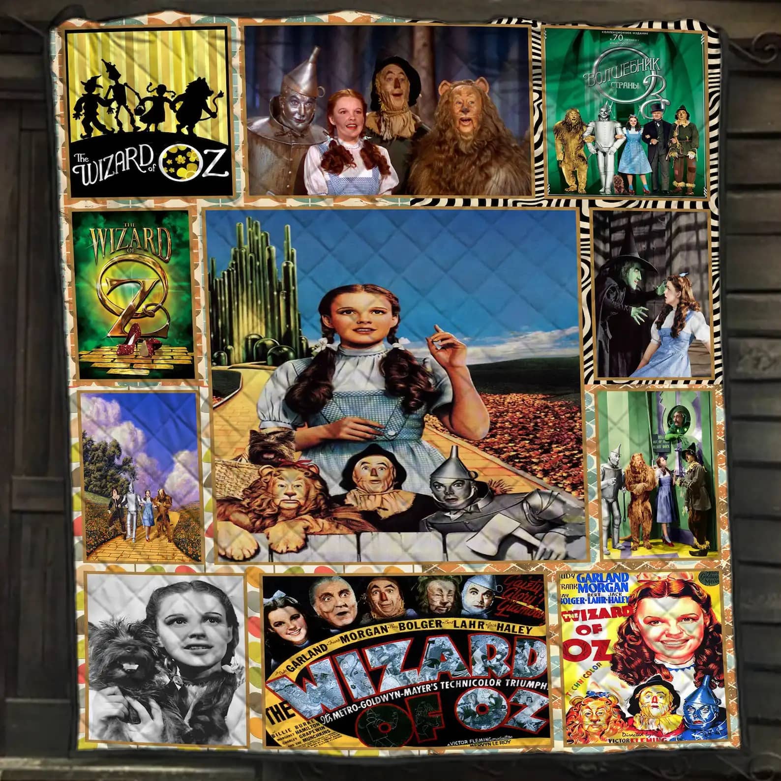 The Wizard Of Oz Characters Blanket Gift For Lovers Quilt